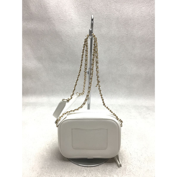 Chanel Leather Chain Shoulder Bag Beige - Picture 4 of 6